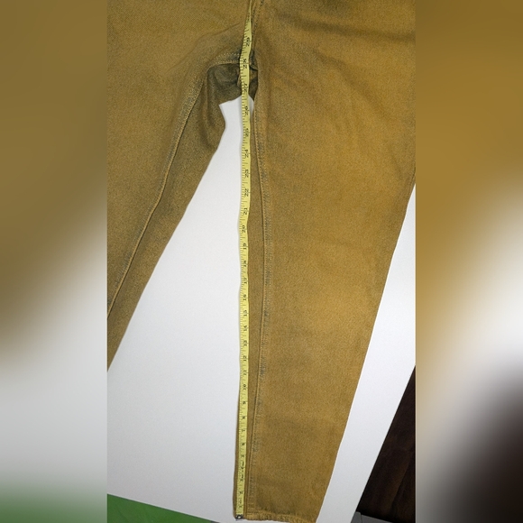 BDG Womens US 26 Mom High Rise Orange/Gold Acid Wash Jeans Preowned - Picture 11 of 13